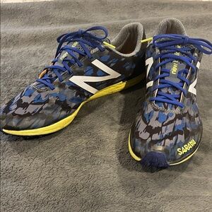 New Balance 700XC Men's Blue and Yellow Track Running Sneakers